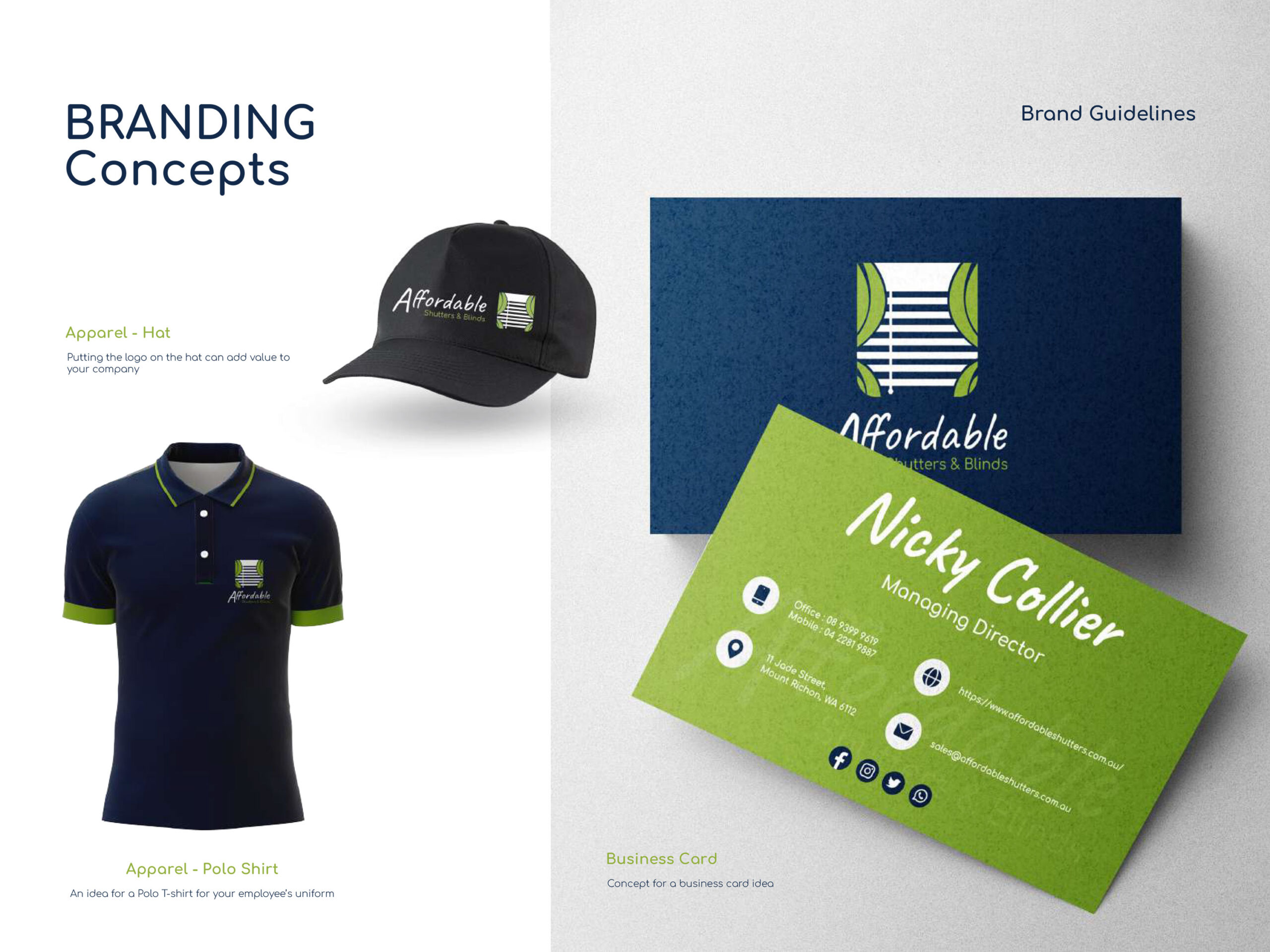 Affordable Shutters And Blinds Branding