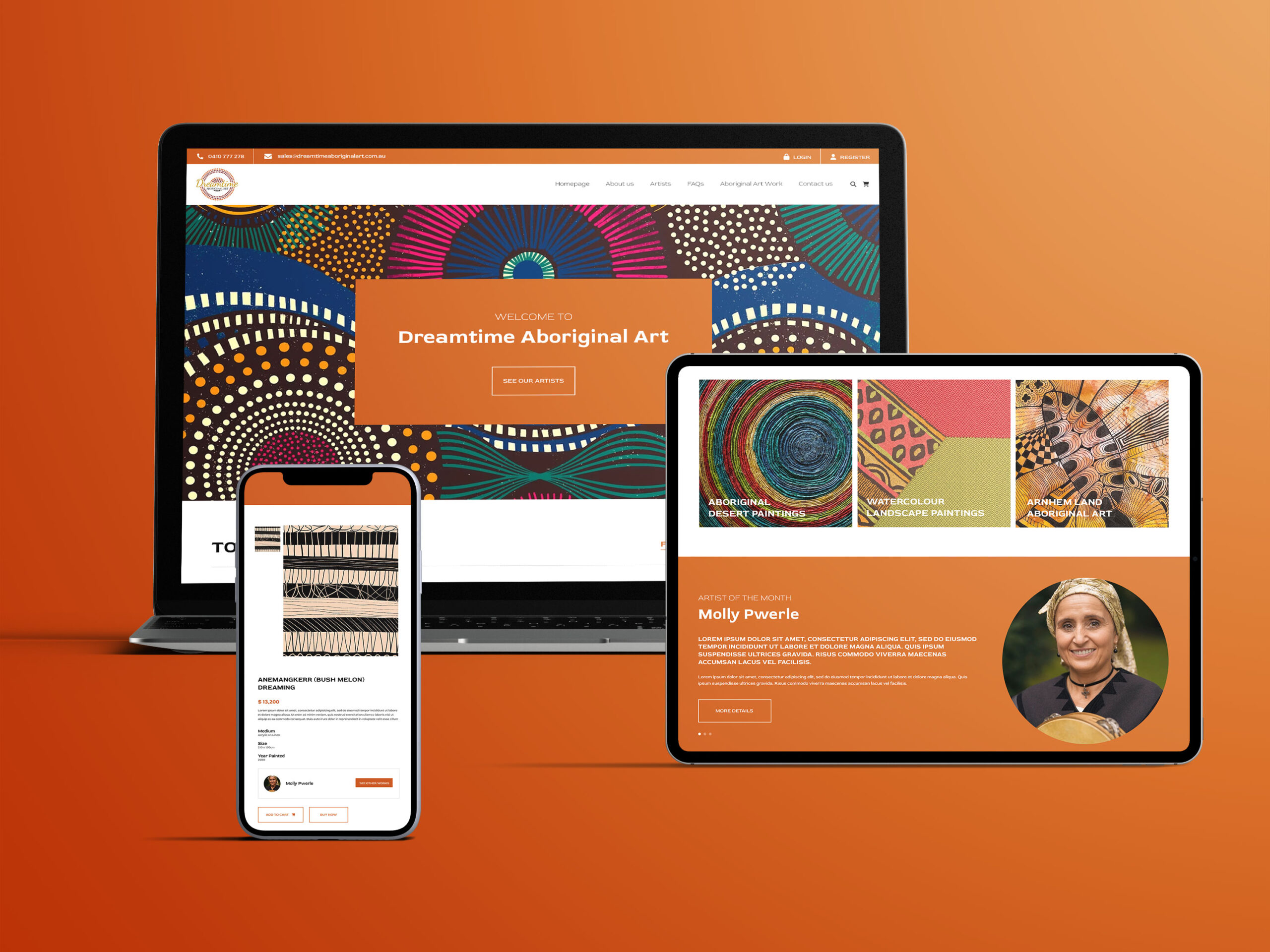 Dream Time Aboriginal Art